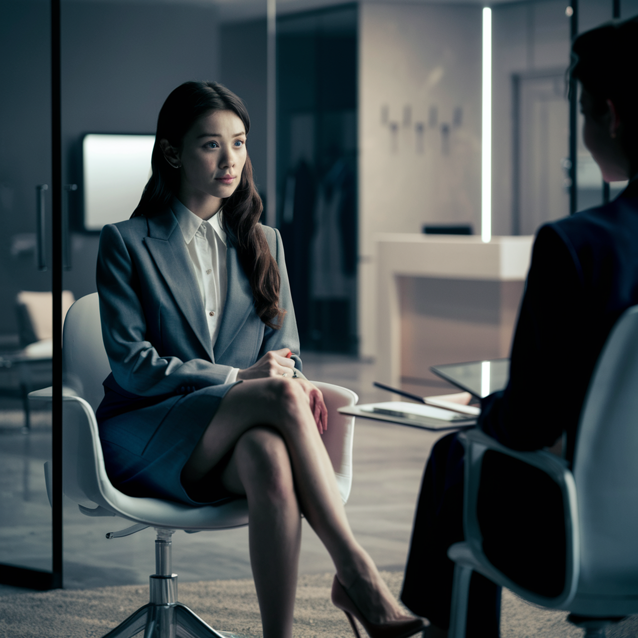 HR professionals conducting a strategic talent screening and interview process to align global workforce hiring with business objectives.