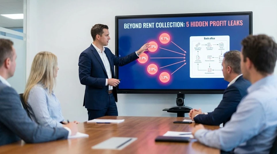 Property management back office processes causing hidden operational profit leaks